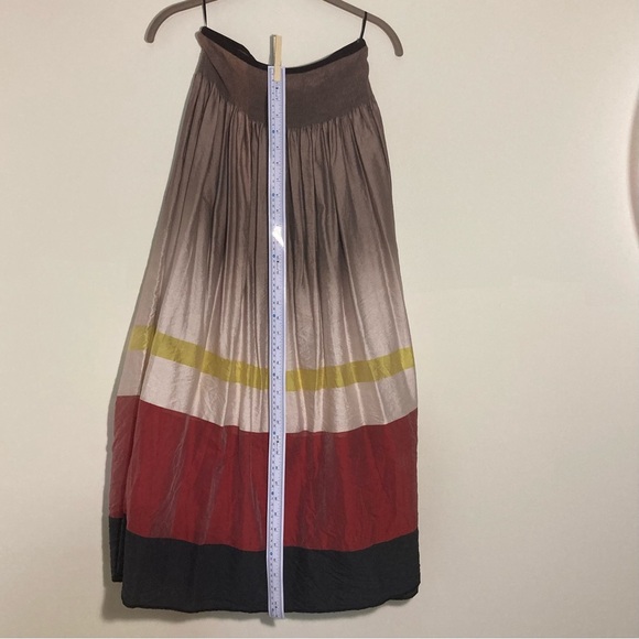 Anthropologie Maple Color Block Skirt | Size M | Flaws on Waistband | Holiday - Picture 2 of 15